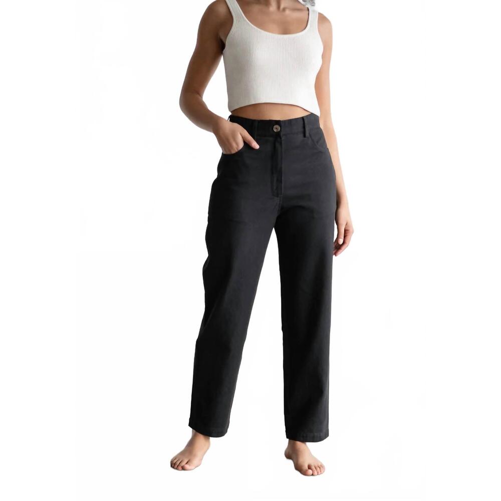 NEW FIRST RITE narrow trouser in black